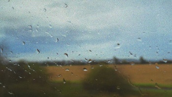 Rainy day on the TGV